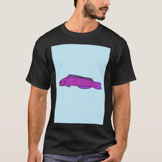 Orchid Dottyback Fisch T-Shirt (Vorderseite)