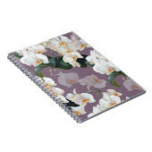 Orchid dunkle Lavendel Wasserfarbe. Notizblock (Rechte Seite)