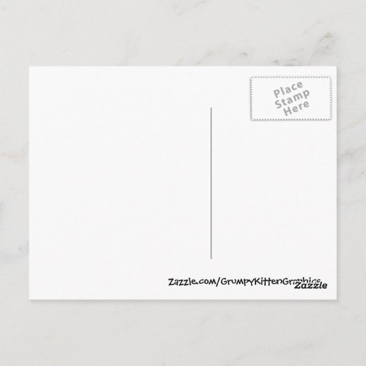 Orchid Eight Postkarte (Rückseite)