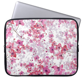 Orchid: Einmalige rote Schönheit. Laptopschutzhülle