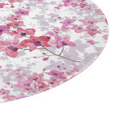Orchid: Einmalige rote Schönheit. Schneidebrett (Ecke)