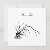 Orchid Elegance Einladung (Vorderseite)