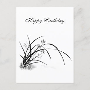 Orchid Elegance Einladungspostkarte