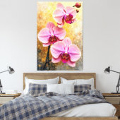Orchid Elegance Leinwanddruck (Insitu (Schlafzimmer))