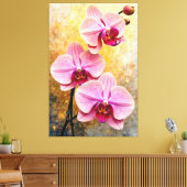Orchid Elegance Leinwanddruck (Insitu (Wohnzimmer))