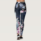 Orchid Elegance: Petals in Harmonie Leggings (Rückseite)