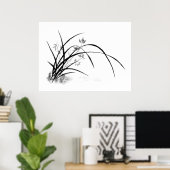 Orchid Elegance Poster (Heimbüro)