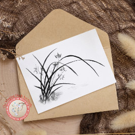 Orchid Elegance Postkarte