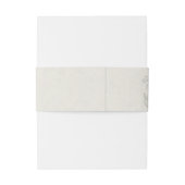 Orchid Elevated Ecru Formal Traditional Wedding Einladungsbanderole (Rückseitenbeispiel)