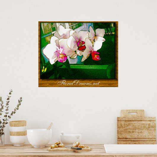 Orchid Explosion Poster (Küche)