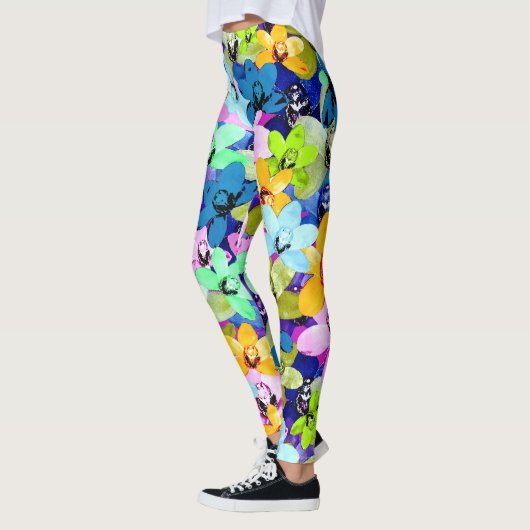 Orchid Extravaganza Wasserfarbe, Leggings (Links)