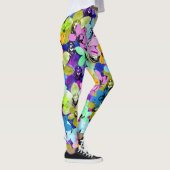 Orchid Extravaganza Wasserfarbe, Leggings (Rechts)