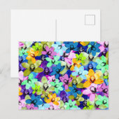 Orchid Extravaganza Wasserfarbe, Postkarte (Vorne/Hinten)