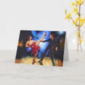 Orchid Fire Karte (Gelbe Blume)