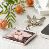 Orchid Floral Blossom Word Cloud Schlüsselanhänger (Seite)