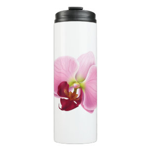 orchid flower thermosbecher