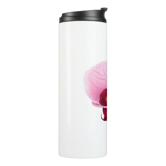 orchid flower thermosbecher (Nach links gedreht)