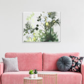 Orchid Garden Floral Leinwanddruck (Insitu (Wohnzimmer))