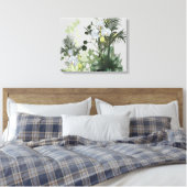 Orchid Garden Floral Leinwanddruck (Insitu (Schlafzimmer))