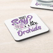Orchid Gardening Getränkeuntersetzer (Linke Seite)