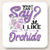 Orchid Gardening Getränkeuntersetzer (Vorderseite)
