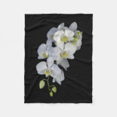 Orchid Garland Fleece Blanket (Vorderseite)