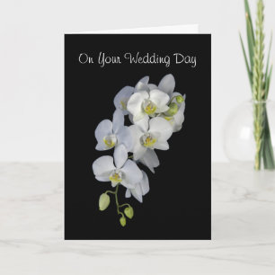 Orchid Garland Personalisiert Wedding Card Karte