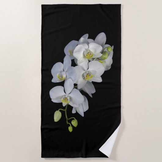 Orchid Garland Strandtuch (Vorderseite)