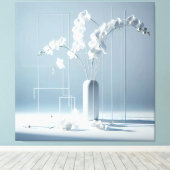 Orchid Geometry Leinwanddruck (Insitu (Holzboden))