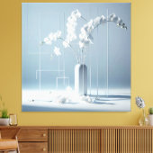 Orchid Geometry Leinwanddruck (Insitu (Wohnzimmer))