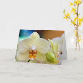 Orchid • Greeting Card Karte (Gelbe Blume)