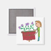 Orchid Growing Magnet (Vorderseite/Rückseite)