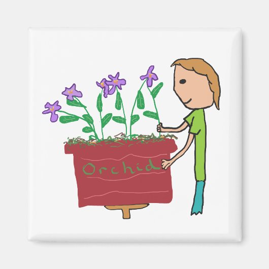 Orchid Growing Magnet (Vorne)