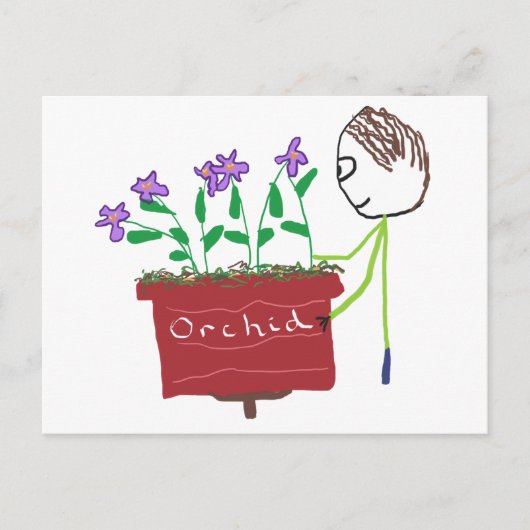 Orchid Growing Postkarte (Vorderseite)