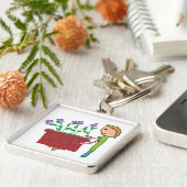 Orchid Growing Schlüsselanhänger (Seite)