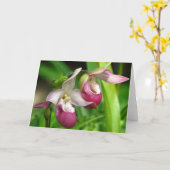 Orchid-Grußkarte Karte (Gelbe Blume)