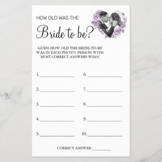 Orchid Guess wie alt sie war... Flyer (Vorne)