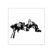 Orchid Gummistempel (Prägung)