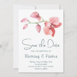 Orchid-Hochzeit Save The Date