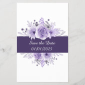 Orchid I spy Hochzeitsspielkarte Flyer (Hinten)