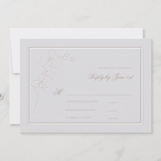 Orchid-Imitate mit formalem Rahmen (Vorderseite)