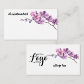 Orchid immer an weiße Blume Karten erinnern (Vorne/Hinten)