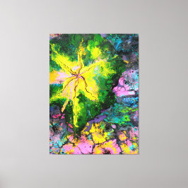 "Orchid in Blooms #1", abstract, psychedelic Leinwanddruck