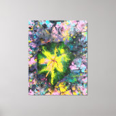 "Orchid In Blooms", abstract, psychedelic Leinwanddruck (Vorderseite)