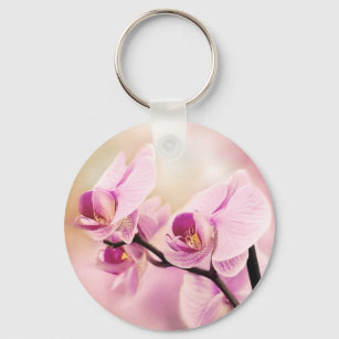 Orchid in blühendem Schlüsselanhänger
