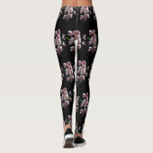 Orchid Insanity in schwarz Leggings (Rückseite)