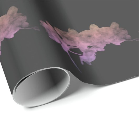 Orchid Ipanema shadow auf dunklem Hintergrund Geschenkpapier (Rolleneckpunkt)