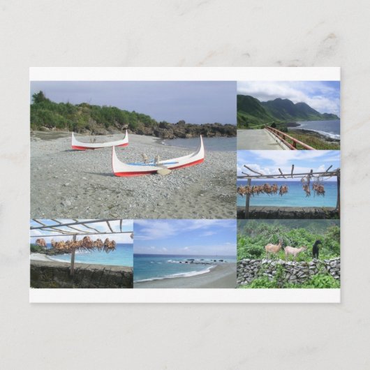 Orchid Island, Taiwan Postkarte (Vorderseite)