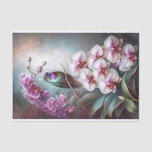 Orchid Jewel Decoupage Seidenpapier (Vorderseite)