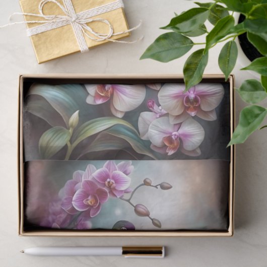 Orchid Jewel Decoupage Seidenpapier (Geschenk)